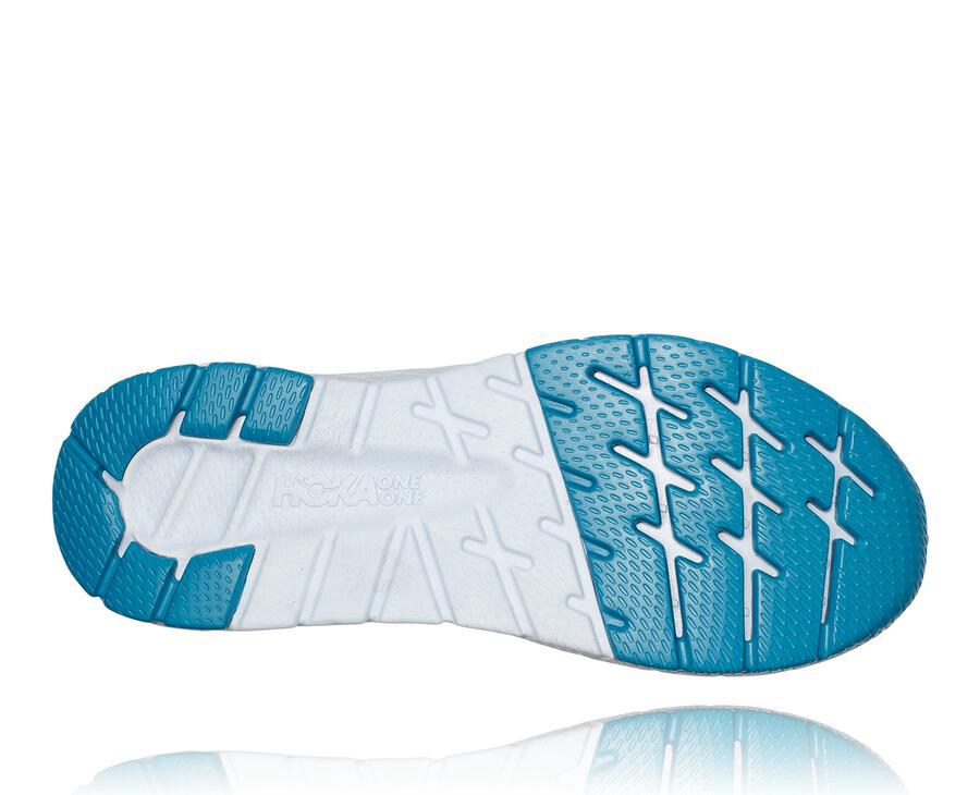 Hoka One One Tenisky Panske Biele/Modre - Cavu 3 - 95364-OCFJ